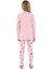 Kız Çocuk Pembe Uzun Kollu Pijama Takımı 3700-2 5
