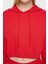Pamuklu Crop Fit Kapüşonlu Sweat Bayan Sweat LB24FWESSFUHD 4