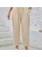 Kadın Yüksek Bel Yandan Cepli Düğme Detaylı Geniş Kesim Ithal Krep Pantolon 1