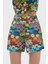 Çiçek Desenli Yüksek Bel Relaxed Fit Short Bayan Short LB23SSHOEFUSO 2