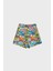 Çiçek Desenli Yüksek Bel Relaxed Fit Short Bayan Short LB23SSHOEFUSO 5