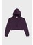 Pamuklu Crop Fit Kapüşonlu Sweat Bayan Sweat LB24FWESSFUHD 6