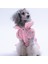 Pembe Valencia Çiçek Desenli Elbise Kedi Köpek Elbisesi - Kedi Köpek Kıyafeti 2