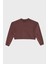 Pamuklu Relaxed Fit Crop Sweat Bayan Sweat LB23FWFRWFUSW 6