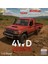 MN82 1/12 Toyota Land Cruiser LC79 4WD Rc Model Crawler Offroad Uzaktan Kumandalı Araba Truck Rtr Lisanslı Kırmızı+Dahili Işık Seti 2