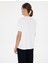 Kadın Beyaz Oversize Basic Tişört 50316880-VR013 5