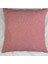 Pembe Renk Çiçek Desenli Nakışlı Yastık Kılıfı 40X40 | Kırlent Kılıfı Fermuarlı 4lü 7