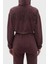 Logolu Kapüşonlu Relaxed Fit Crop Sweat Bayan Sweat LB23FWFRWFUHD 3
