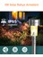 4 Adet 3W Güneş Enerjili Solar Bahçe Armatürü - Fotoselli, IP65, Dekoratif Dış Mekan Çim Lambası 4