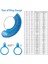 2x Halka Boyutu Ölçüm Aracı Seti, Yüzük Mandrel Ring Sizer Gauge, Yüzük Boyutlandırma Çubuğu ve Halka Göstergesi (Yurt Dışından) 5
