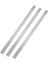 3x Groove Sağ Paslanmaz Çelik Metrik Cetvel 50 cm Paslanmaz Metrik Cetvel (Yurt Dışından) 1