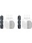 Ecovacs Için 2set Deebot T10 Plus Robot Vakum Temizleyici Yedek Yedek Parçalar Ana Fırça Yan Fırça Hepa Filtre Mop Rag (Yurt Dışından) 1