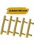 Mobilya Mutfak Çekmece Dolap Dolabı Kulbu Kulpu Kulpları (96 mm - 9.6 Cm) Gold Altın Metal (5 Adet) 1