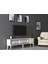 Karyact 180CM Tv Sehpası Beyaz-Gümüş 4