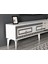 Karyact 180CM Tv Sehpası Beyaz-Gümüş 5