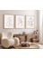 Ahşap Çerçeveli 3 Lü Soyut Tablo Home Ev Salon Oturma Odası Yatak Odası Balkon Dekor QMRC45 1