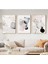 Ahşap Çerçeveli 3 Lü Soyut Tablo Home Ev Salon Oturma Odası Yatak Odası Balkon Dekor QMRC45 1