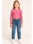 Kız Çocuk Pembe Uzun Kollu Basic Üst, Kız Çocuk Üst - Bluz 1