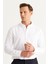 Erkek Beyaz Düğmeli Yaka Kolay Ütülenebilir Pamuklu Slim Fit Dar Kesim Oxford Gömlek 1