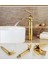 Banyo Çanak Lavabo Bataryası Gold Altın Dore Yeni Şelale 7 Yıl Garantili Ithal 3
