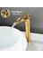Banyo Çanak Lavabo Bataryası Altın Dore Gold Renk Yeni Şelale Model 7 Yıl Garantili Ithal 1