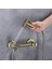 Banyo Tuvalet Bide Basınçlı Püskürtücü Taharet Musluğu Çift Su Girişli Mat Gold Ithal 7 Yıl Garanti 2