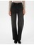 Kadın Siyah Loose Fit Jean Pantolon 50314123-VR046 2
