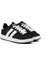 Unisex Siyah Beyaz-Beyaz Bağcıklı Rahat Sneaker Günlük Spor Ayakkabı 1