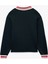 Nakış Detaylı Uzun Kollu Şardonlu Polo Yaka Oversize Sweatshirt 4