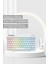 Tmk-09 Beyaz Şarj Edilebilir Rgb Işıklı Kablosuz Klavye Mouse Seti 3