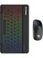 Tmk-09 Siyah Şarj Edilebilir Rgb Işıklı Kablosuz Klavye Mouse Seti 5