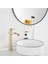 Banyo Çanak Lavabo Bataryası Mat Gold Renk Yeni Tasarım 7 Yıl Garantili Ithal 1