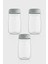 Lexa 370 ml 3'lü Cam Baharatlık Seti 161016 Gri 2
