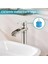 Banyo Çanak Lavabo Bataryası Mat Krom Nikel Renk Yeni Tasarım 7 Yıl Garantili Ithal 5