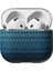 Airpods 4 Kılıf Aramid Fiber Pitaka Tactile Woven Sunset-Moonrise Serisi Sunset Kapak Mavi 6