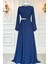 Peri Abiye Elbise Lacivert 1