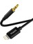 Mobilx M-X02 Lightning To 3.5mm Aux Ses Kablosu – iPhone Uyumlu, Stereo Ses Destekli, Altın Uçlu 4
