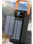 Güneş Enerjili 50.000 Mah Powerbank Kamp Ledli Işıklı Powerbank Kendinden Kablolu Solar 22.5W 7