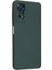 Newface Xiaomi Redmi Note 11 Pro Kılıf Nano Içi Kadife Silikon - Koyu Yeşil 3