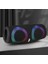 Rgb LED Işıklı Suya Yükses Radyo USB Aux Sd Kart Girişli Bluetooth 30CM Hoparlör 3