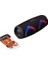 Rgb LED Işıklı Suya Yükses Radyo USB Aux Sd Kart Girişli Bluetooth 30CM Hoparlör 4