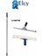 Cam Temizlik Seti 1,5 Metre Teleskopik Uzayabilen Metal Sap 35 cm Cam Peluş ve Cam Çekçeği 1