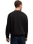 T7 Relaxed Crew Erkek Siyah Günlük Stil Sweatshirt 63343301 2
