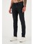 Streç Pamuklu Slim Fit Yüksek Bel Dar Paça Jeans Erkek Kot Pantolon 3300C03TOKYO 4