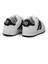 Unisex Beyaz Siyah Bağcıklı Rahat Sneaker Günlük Spor Ayakkabı 4