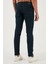 Streç Pamuklu Slim Fit Normal Bel Dar Paça Jeans Erkek Kot Pantolon 1124C46NAPOLI 5