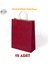 12 Adet Büküm Saplı Bordo Çanta 25X12X31 cm Kağıt Çanta 1