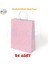 24 Adet Büküm Saplı Pembe Çanta 25X12X31 cm Kağıt Çanta 1