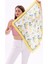 Limon Desenli - Mersin Fular Bandana Şal Estascarf 70X70 cm 1