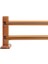 Çift Raylı Ahşap Başlıklı Rustik S Pile Perde Askısı Çetray Modern Rustik 1